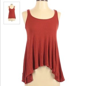 Target Mossimo Flowy Swing Tank Top - Orange Coral - Small
